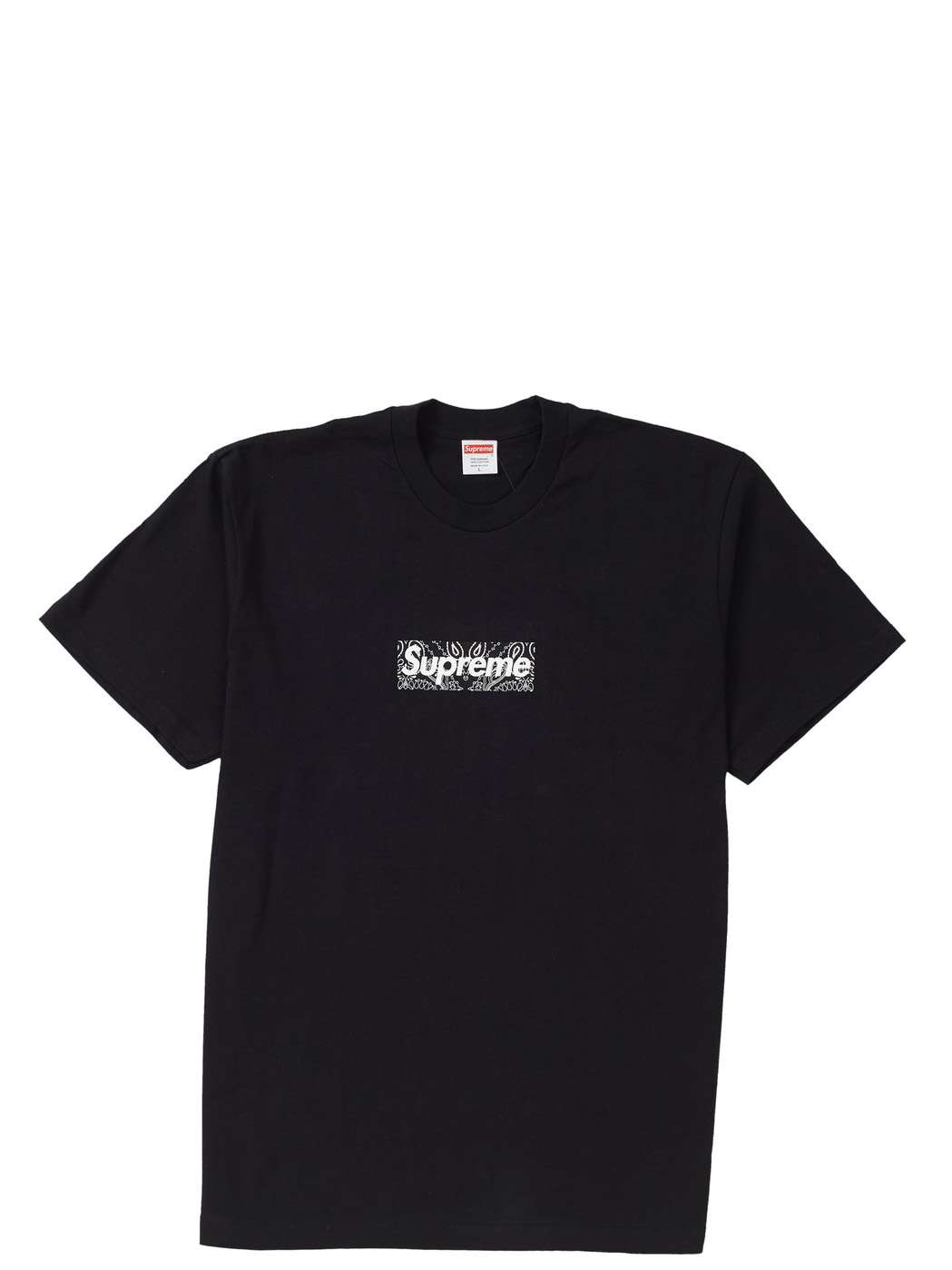 Supreme Bandana Box Logo Tee "Black" - Evolution | High & streetwear