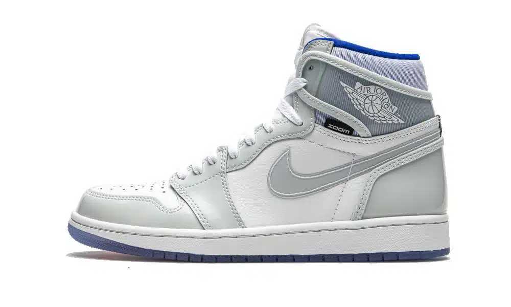 Jordan 1 Retro High Zoom White "Racer Blue"