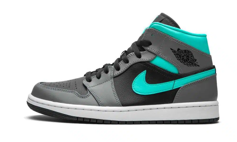 Jordan 1 Mid "Grey Aqua"
