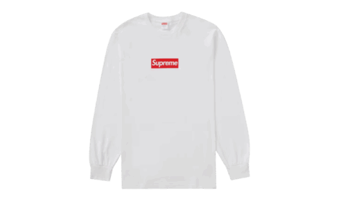 Supreme Box Logo L/S Tee "White"