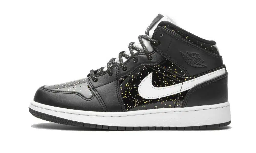 Jordan 1 Mid "Black Speckle"
