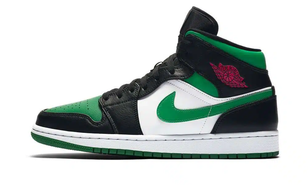 Jordan 1 Mid "Green Toe"