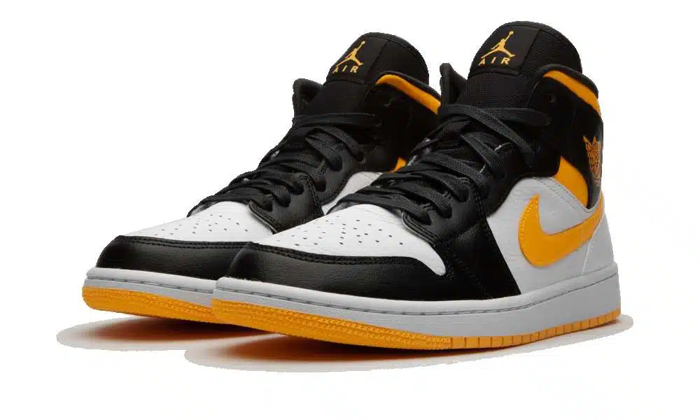 Jordan 1 Mid "Laser Orange Black" - Billede 2