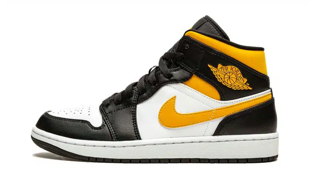 Jordan 1 Mid "Pollen Black"
