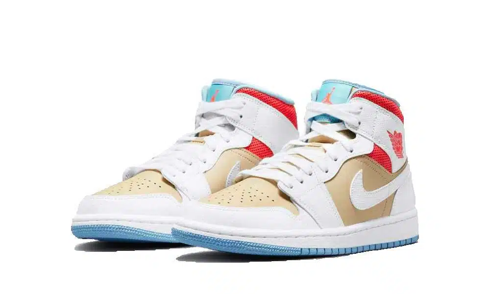 Jordan 1 Mid "White Sesame" - Billede 2