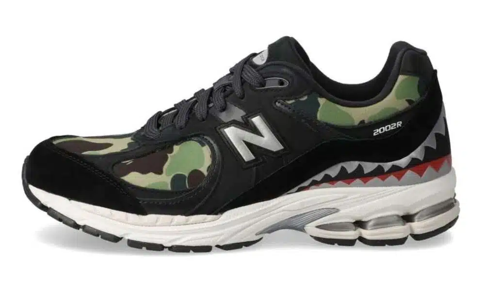New Balance 2002R x BAPE "Black"