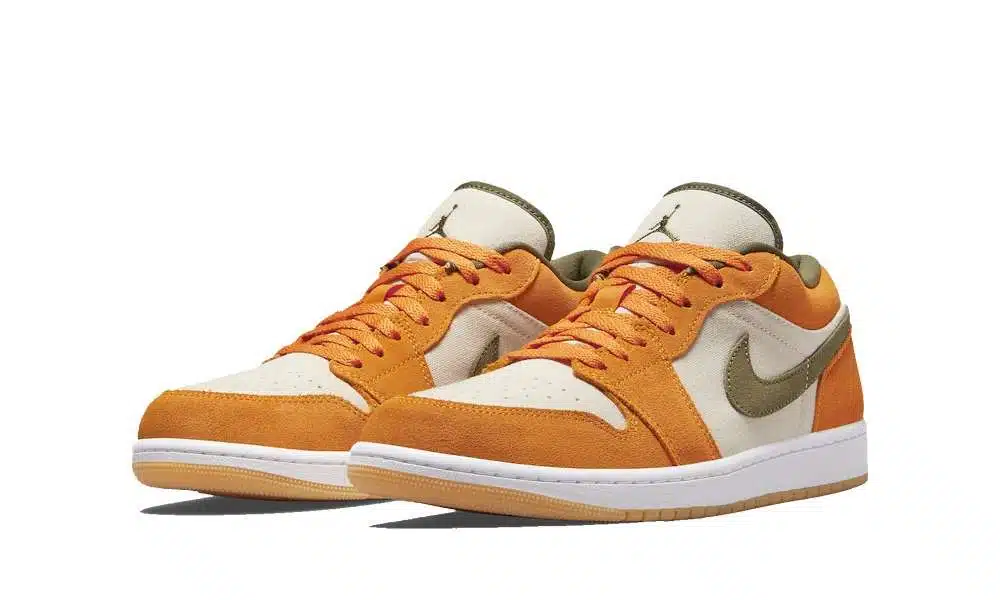 Jordan 1 Low "Orange Olive" - Billede 2