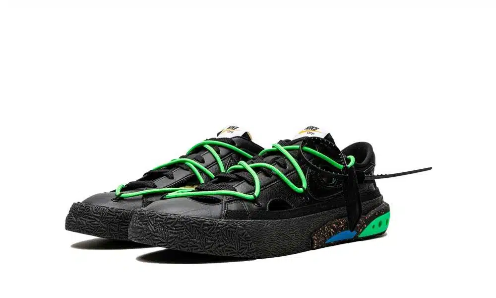 Blazer Low x Off-White "Black Electro Green" - Billede 2