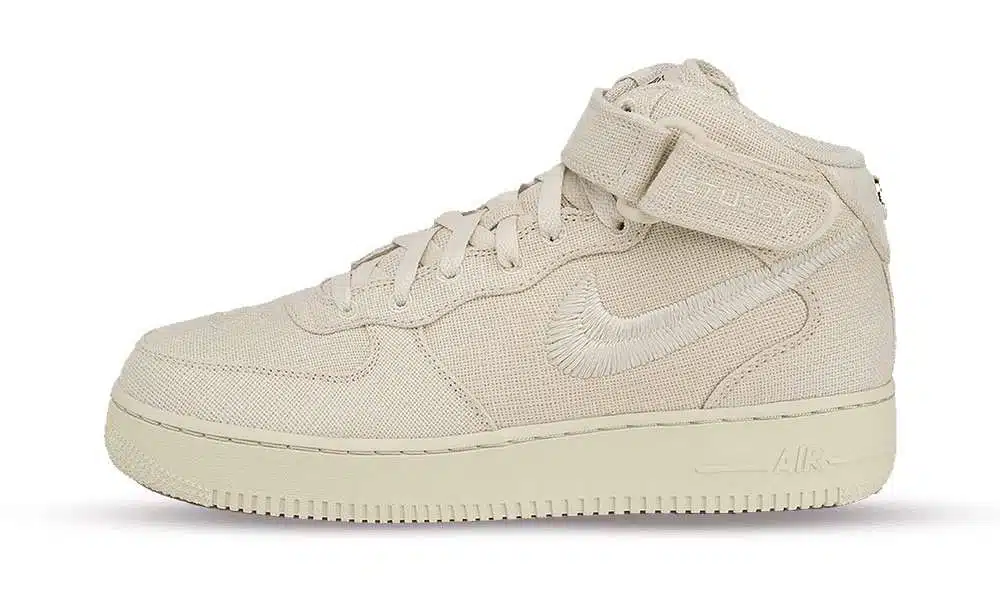Air Force 1 Mid x Stussy "Hemp"