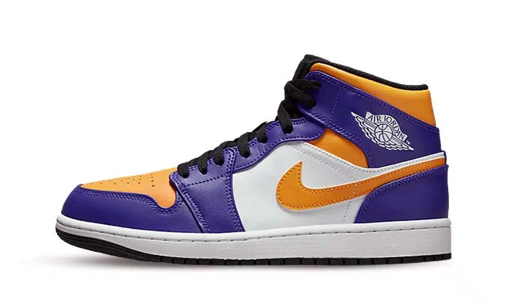 Jordan 1 Mid "Lakers 2022"