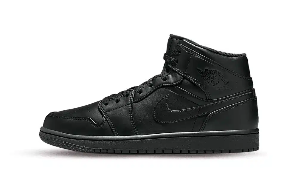 Jordan 1 Mid "Triple Black 2022"