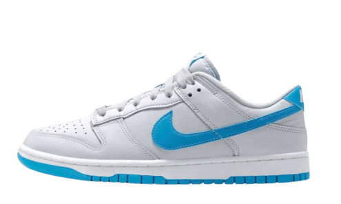 Dunk Low "Pure Platinum Blue Lightning"