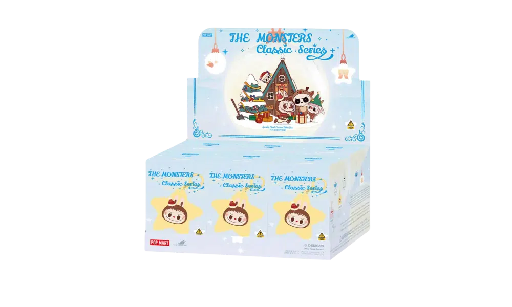 Pop Mart Labubu Classic Series Sparkly Plush Pendant Case